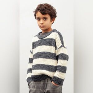 Tocoto Vintage Striped Kids Sweater